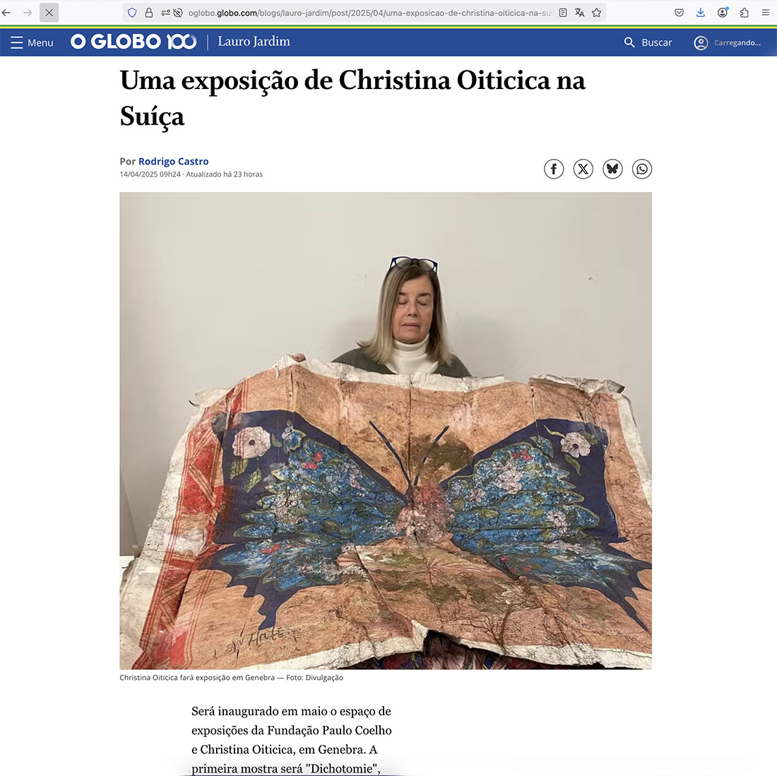 Dichotomie exhibition. Christina Oiticia Dichotomie exhibition. Christina Oiticia